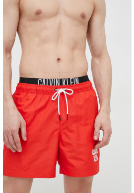 Calvin Klein Плувни шорти в червено - Pepit.bg