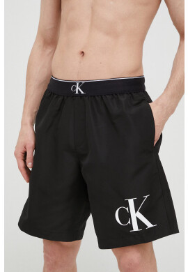 Calvin Klein Плувни шорти в черно - Pepit.bg