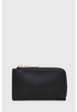 Calvin Klein Портфейл дамски в черно - Pepit.bg