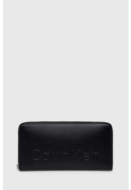 Calvin Klein Портфейл дамски в черно - Pepit.bg