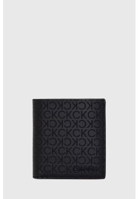Calvin Klein Портмоне мъжки в черно - Pepit.bg