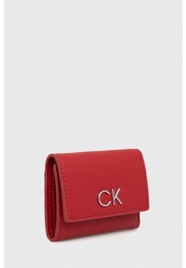 Calvin Klein Портмоне дамски в червено - Pepit.bg