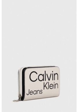 Calvin Klein Портмоне дамски в бежово - Pepit.bg