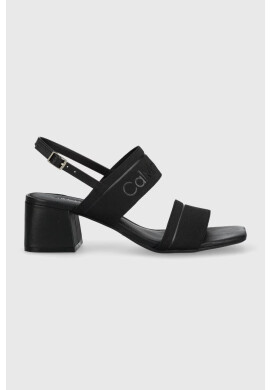 Calvin Klein Сандали SQUARED BLK HL SANDAL 45 HE в черно HW0HW01635 - Pepit.bg