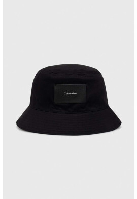 Calvin Klein Шапка в черно от памук - Pepit.bg