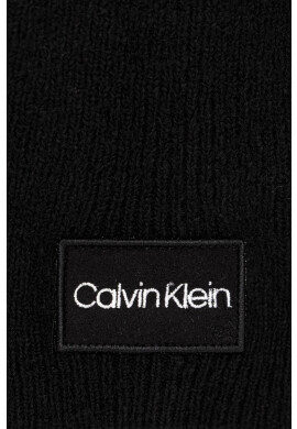 Calvin Klein Шапка с вълна в сиво с фина плетка - Pepit.bg