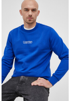 Calvin Klein Суичър в жълто с принт - Pepit.bg