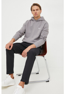 Calvin Klein Суичър в сиво с изчистен дизайн - Pepit.bg
