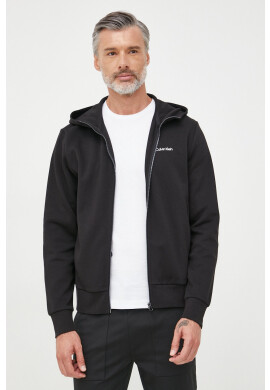 Calvin Klein Суичър в черно с изчистен дизайн - Pepit.bg