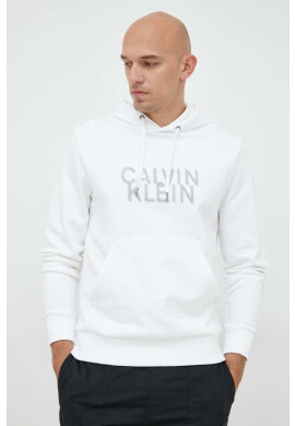 Calvin Klein Суичър в бежово с качулка с изчистен дизайн - Pepit.bg