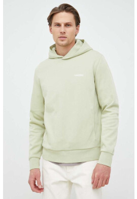 Calvin Klein Суичър в черно с качулка с апликация - Pepit.bg