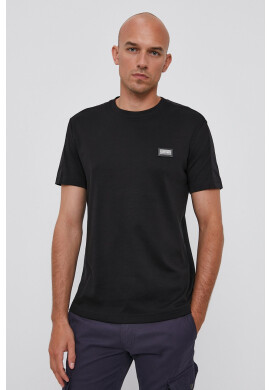 Calvin Klein Тениска мъжка в черно с изчистен дизайн - Pepit.bg