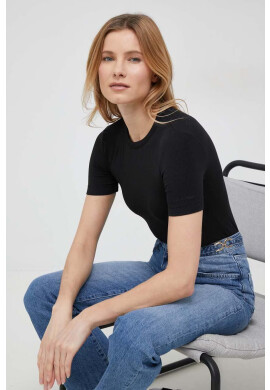 Calvin Klein Тениска в черно - Pepit.bg