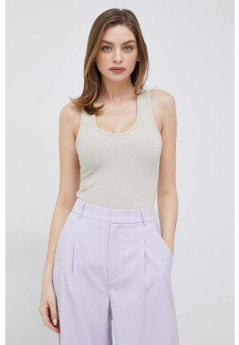 Calvin Klein Топ дамски в бежово - Pepit.bg