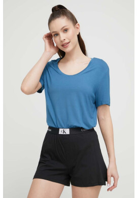 Calvin Klein Underwear Домашна тениска в лилаво - Pepit.bg