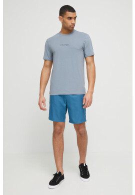 Calvin Klein Underwear Домашна тениска в синьо с принт - Pepit.bg