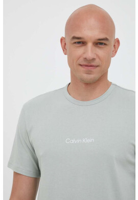 Calvin Klein Underwear Домашна тениска в зелено с принт - Pepit.bg