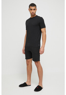 Calvin Klein Underwear Пижама мъжка в черно с изчистен дизайн - Pepit.bg