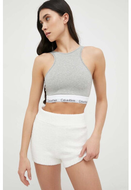 Calvin Klein Underwear Топ дамски в сиво - Pepit.bg