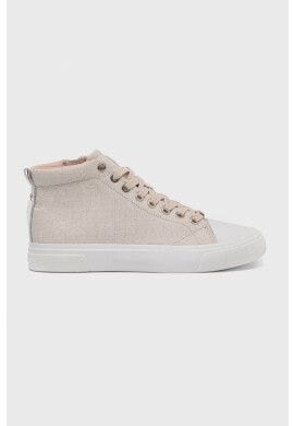 Calvin Klein Високи кецове Vulc High Top в бежово - Pepit.bg