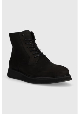Calvin Klein Високи обувки Lace Up Boot в черно - Pepit.bg