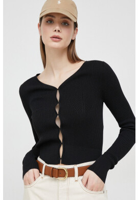 Calvin Klein Жилетка в черно от лека материя - Pepit.bg