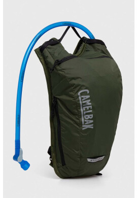 Camelbak Вело раница с мехур за вода Hydrobak Light в зелено малък размер с принт - Pepit.bg