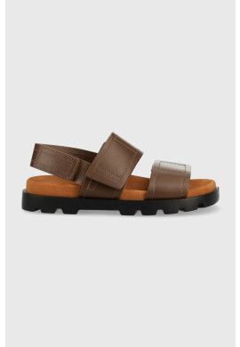 Camper Кожени сандали Brutus Sandal в кафяво с платформа K201323.009 - Pepit.bg