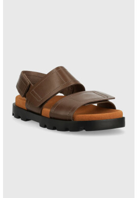 Camper Кожени сандали Brutus Sandal в кафяво с платформа K201323.009 - Pepit.bg