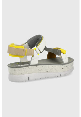 Camper Кожени сандали Oruga Up в черно с платформа - Pepit.bg