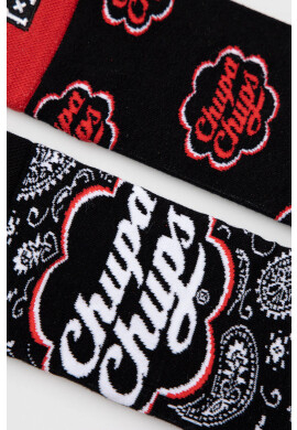 CapsLab Чорапи X Chupa Chups в черно - Pepit.bg