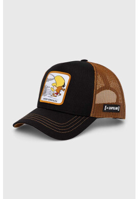 CapsLab Шапка с козирка LOONEY TUNES в кафяво с апликация - Pepit.bg