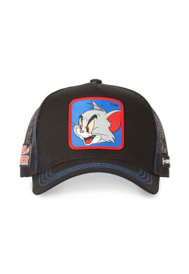 CapsLab Шапка с козирка TOM & JERRY в черно с апликация - Pepit.bg