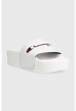 Champion Чехли в бяло с платформа - Pepit.bg