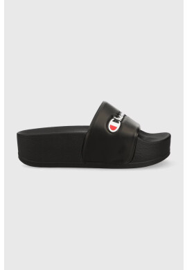 Champion Чехли в черно с платформа - Pepit.bg