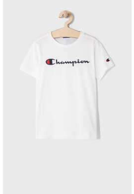 Champion Детска тениска 305254 в бяло с принт - Pepit.bg