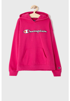 Champion Детски суичър 403780 в розово с апликация - Pepit.bg