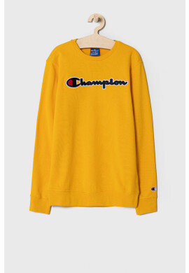 Champion Детски суичър 305251 в жълто с апликация - Pepit.bg