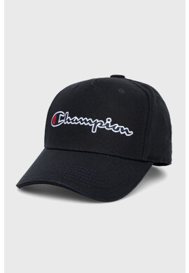 Champion Памучна шапка 805550 в черно с апликация - Pepit.bg