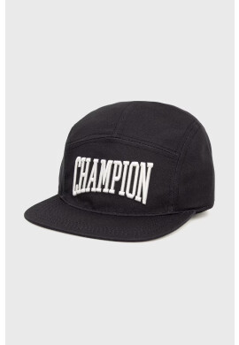 Champion Памучна шапка 805554 в черно с апликация - Pepit.bg