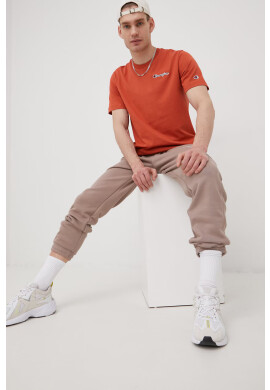 Champion Памучна тениска 217813 в червено с апликация - Pepit.bg