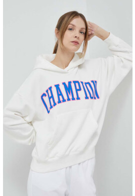 Champion Суичър в бежово с качулка с десен - Pepit.bg