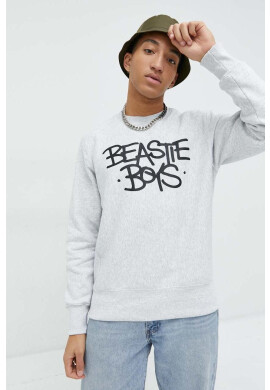 Champion Суичър x Beastie Boys в сиво с принт - Pepit.bg