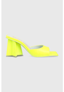 Chiara Ferragni Чехли CF3132_036 в жълто с висок ток CF STAR HEEL 85 - Pepit.bg