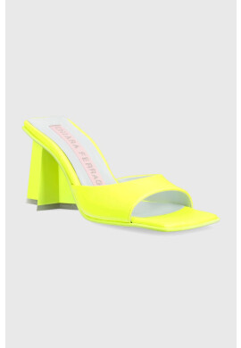 Chiara Ferragni Чехли CF3132_036 в жълто с висок ток CF STAR HEEL 85 - Pepit.bg