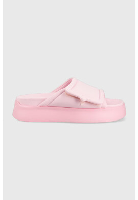Chiara Ferragni Чехли CF3150_012 в розово с платформа CF PLATFORM SLIDER - Pepit.bg
