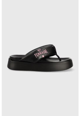 Chiara Ferragni Джапанки CF3149 в черно с платформа CF PLATFORM FLIP FLOP - Pepit.bg