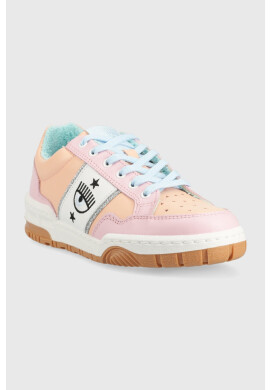 Chiara Ferragni Кожени маратонки CF3107_237 в оранжево CF1 LOW - Pepit.bg