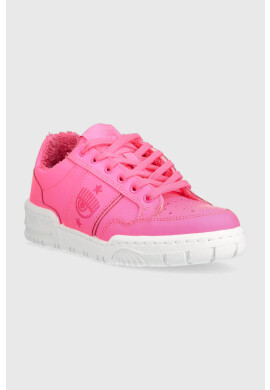 Chiara Ferragni Кожени маратонки CF3109_037 в розово CF1 LOW - Pepit.bg