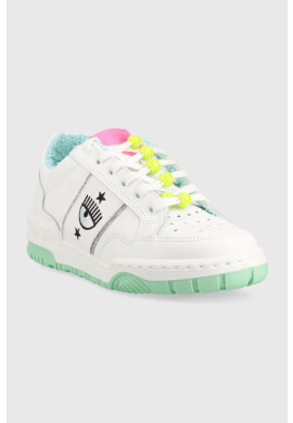 Chiara Ferragni Кожени маратонки CF3112_009 в бяло CF1 LOW - Pepit.bg